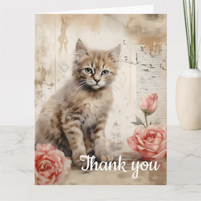 chaton tabby duveteux Merci 13 (Devant)