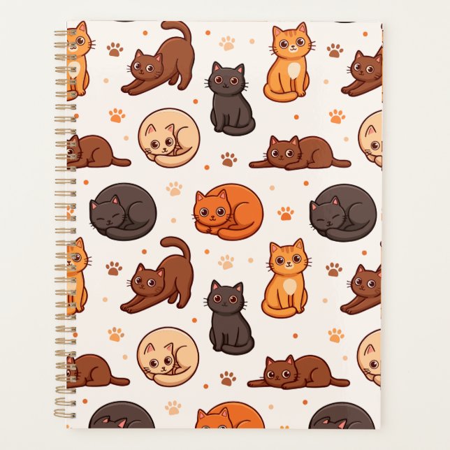 Chatons mignons motif esthétique Carnet de jeu (Devant)