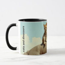 Chats-a-Tonic Chats et Dinosaures Mug