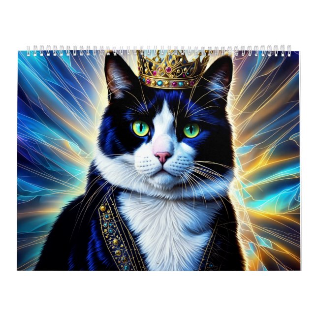 Chats amusants habillés en calendrier Pourcentage (Protection)