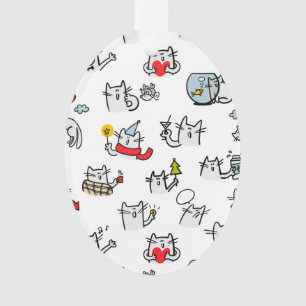 Chats amusants, lait et magie.