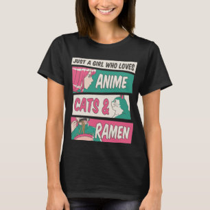 Chats Anime Ramen Tshirt PR