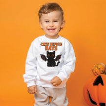 Chats avant chauves-souris Halloween chat noir