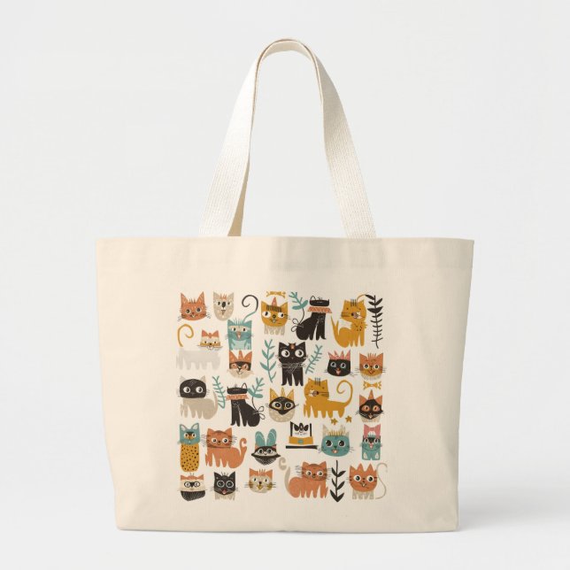 Chats chic Wild Whiskers Wonderland Sacs fourre-to (Devant)