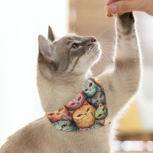 Chats Colorés Doodle Fantaisiste