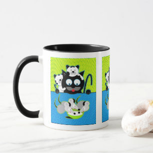 Chats contre Mug café souris
