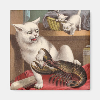 Chats coquins - Homard surprise Magnet