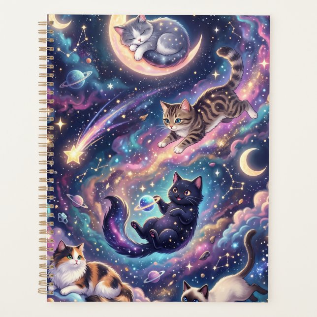 Chats cosmiques parmi les étoiles (Devant)