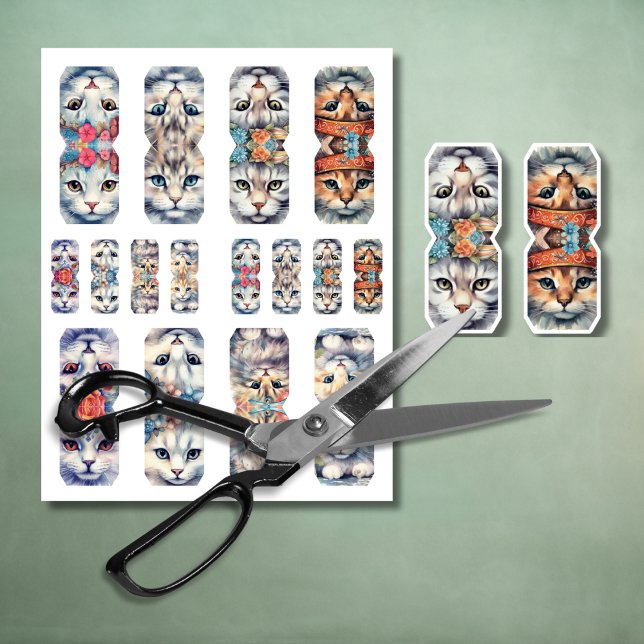 Chats coupés 1 à 8 tongs coupés (Créateur téléchargé)