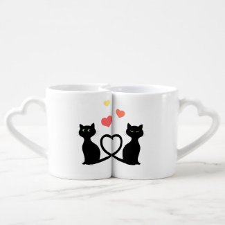 Tasses Duo Cats in Love