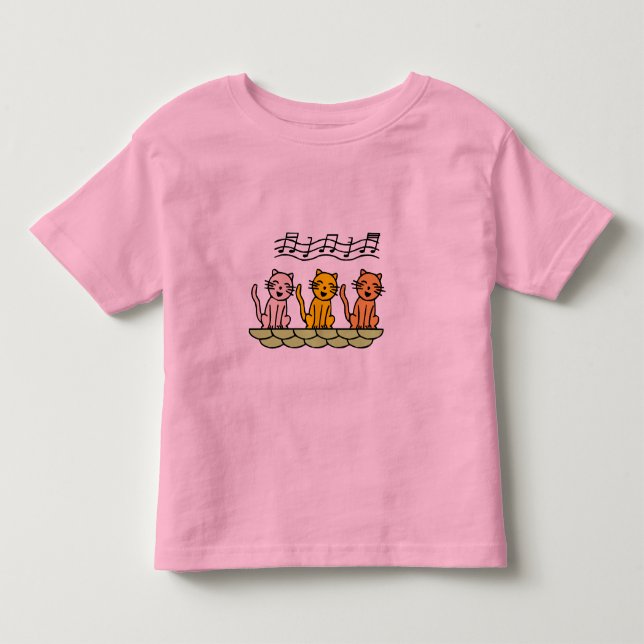 Chats de chant T-shirts et cadeaux (Devant)