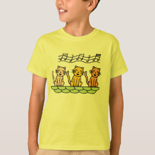 Chats de chant T-shirts et cadeaux