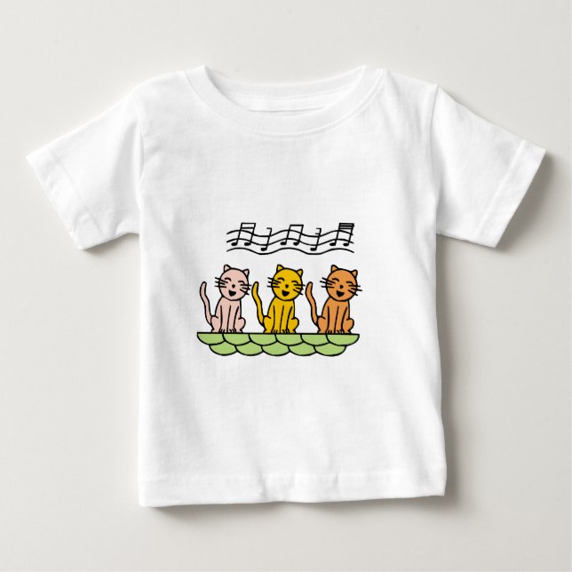 Chats de chant T-shirts et cadeaux (Devant)