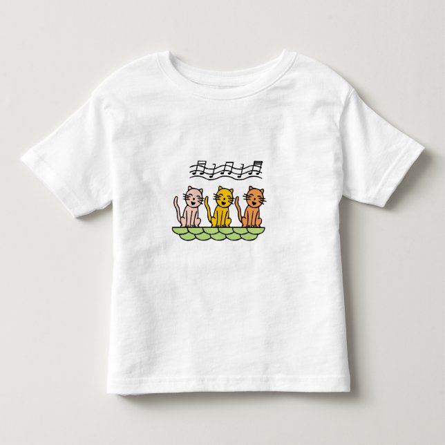 Chats de chant T-shirts et cadeaux (Devant)