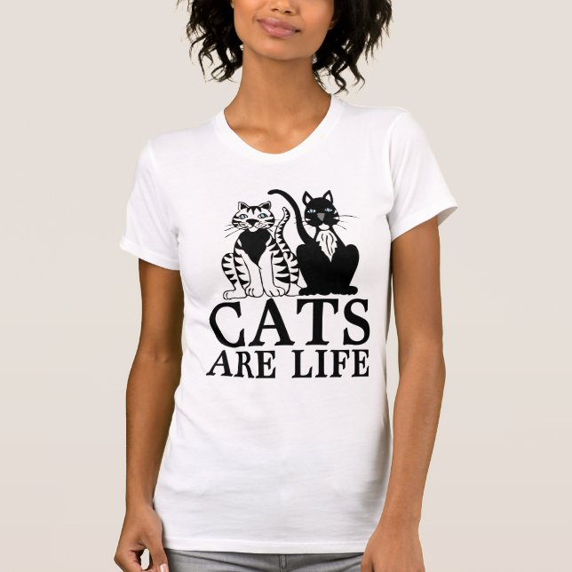 CHATS DE CHAT : T-SHIRTS DE VIE (Devant)