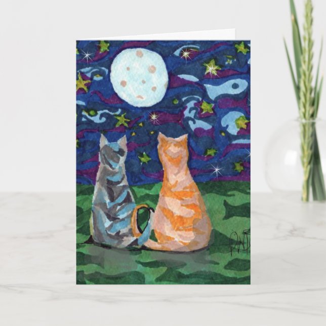 Chats de Merci dans le clair de lune (Devant)