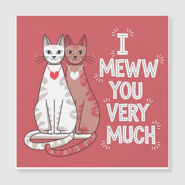 Chats de Meww pour la Saint-Valentin (Devant)