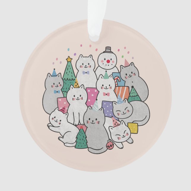 Chats de Noël (devant)