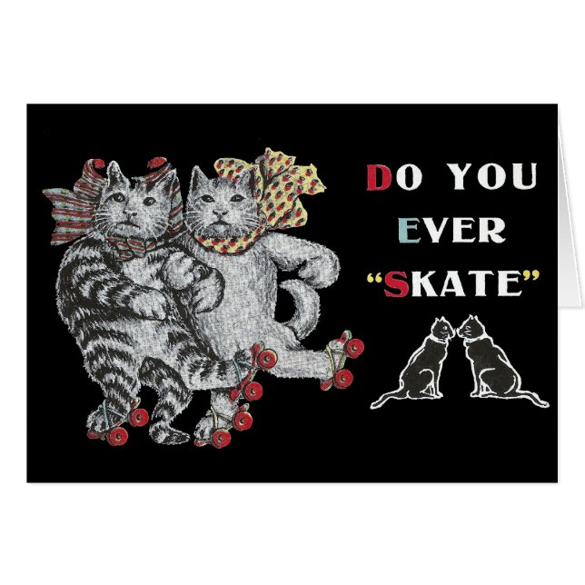 Chats de Rollerskating (Devant horizontal)