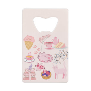 Chats de thé rose vif