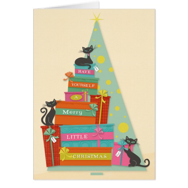 Chats de vacances modernes du milieu du siècle (Devant)