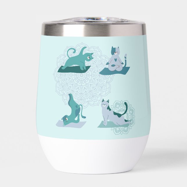 Chats de Yoga Verts (Avant)