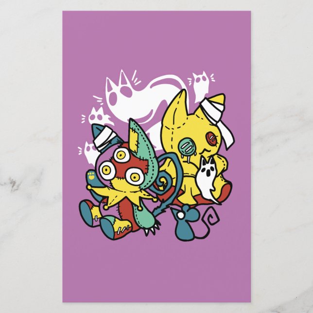 Chats déplaisants Halloween Art : Paw-sitly Fright (Devant)