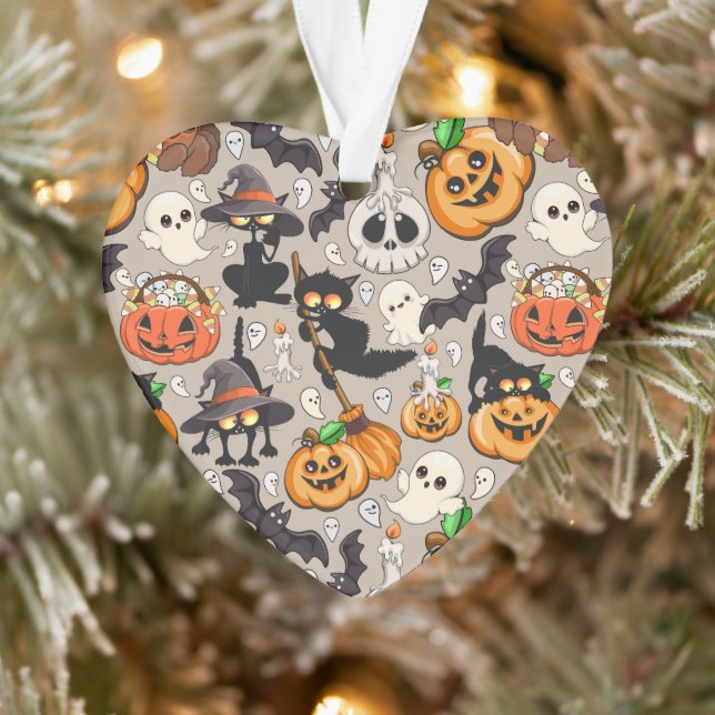 Chats drôles de Halloween Fête (Arbre)
