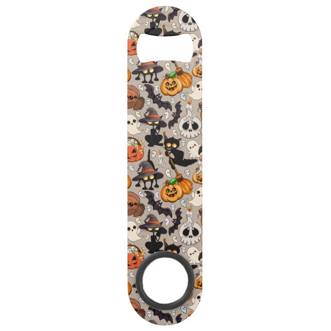 Chats drôles de Halloween Fête (Devant)