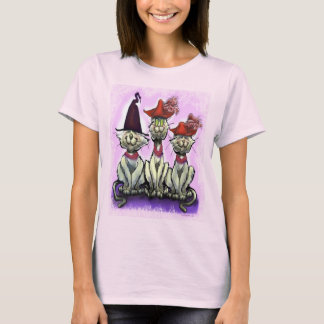 Chats en T-shirt Casquette d'Halloween