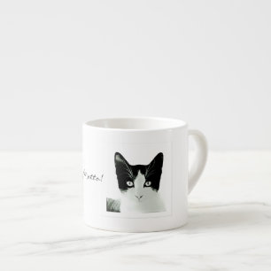 Chats et café - Ma devise ! Espresso Mug