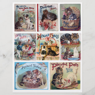 Chats et chatons vintage Helena Maguire Coupes dél