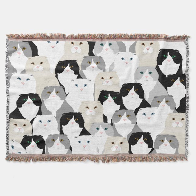 Chats et chats Jeter la couverture (Devant)