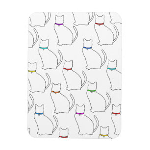 Chats et colliers Magnet personnalisé