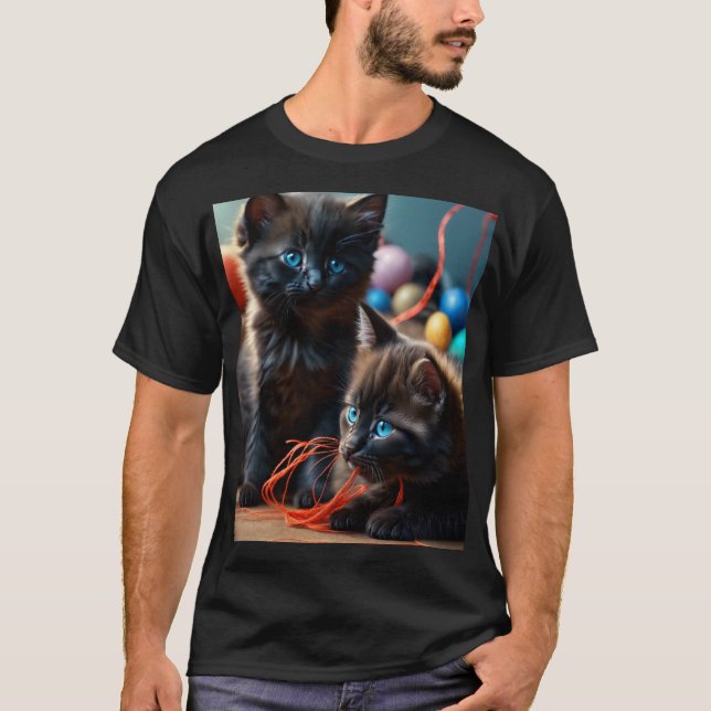 Chats et Fils - T-Shirt Whimsical (Devant)