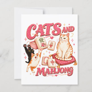 Chats et Mahjong