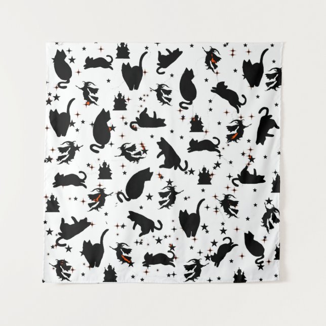 Chats et Tapisserie de château blanc (Devant)