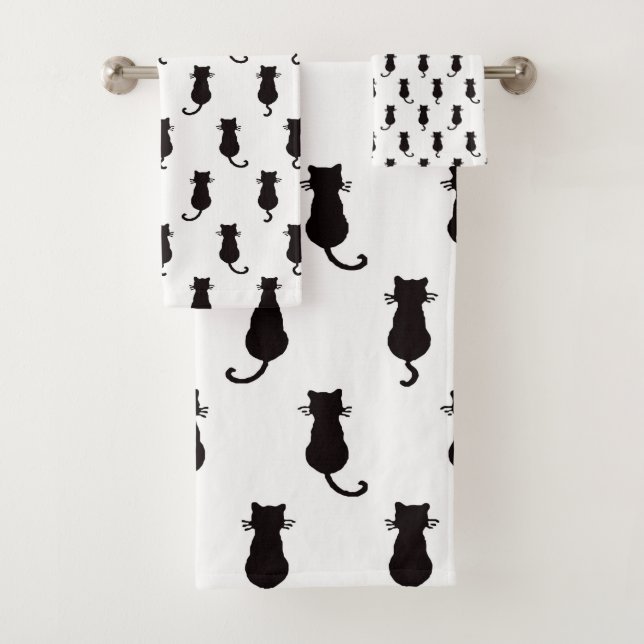 Chats Fantaisistes Forever Motif de Chat Noir  (En situation)