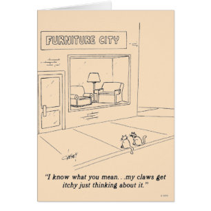 Chats griffant des meubles