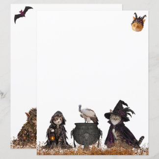 Chats Kitty Sorcières et Gobelins Halloween
