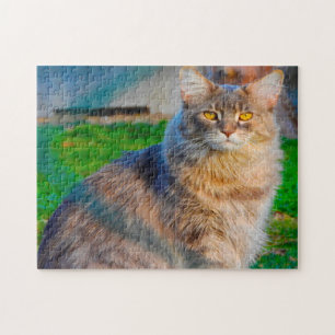 Chats Maine Coon. Puzzle