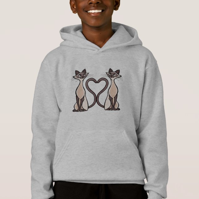 Chats Mignons Avec un Cœur Charmant (Devant)