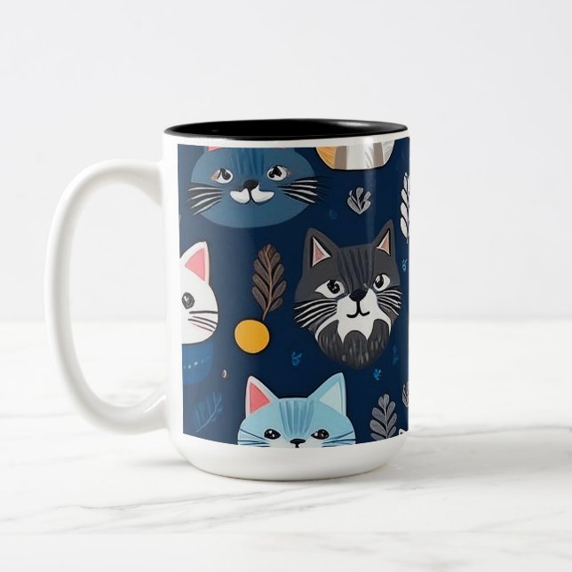 chats mignons tasses (Gauche)