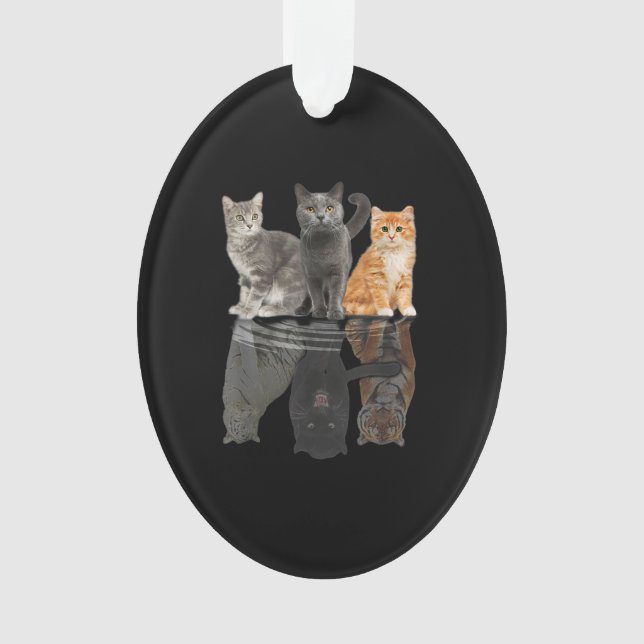 chats miroir guépard tiger cadeau (devant)