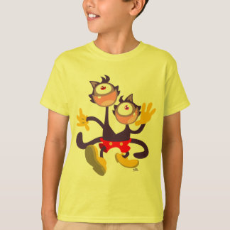 Chats monoculaires en T-shirt enfant Tandem Walk