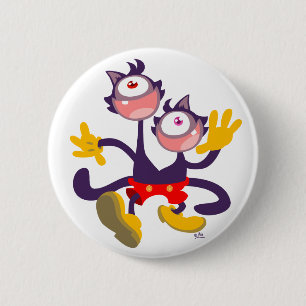 Chats monoculaires en Tandem Walk badge bouton