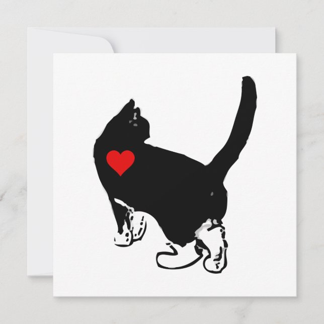 Chats montrant l'amour (Devant)