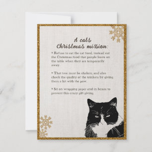 Chats Noël - Carte de Noël
