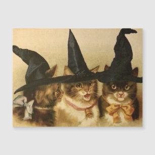 Chats noirs Halloween vintage