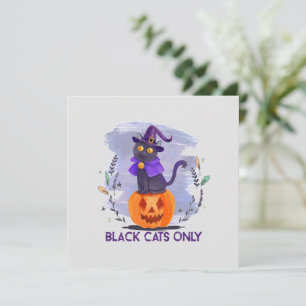 Chats noirs seulement - Chat sorcier sur Jack-O’-L